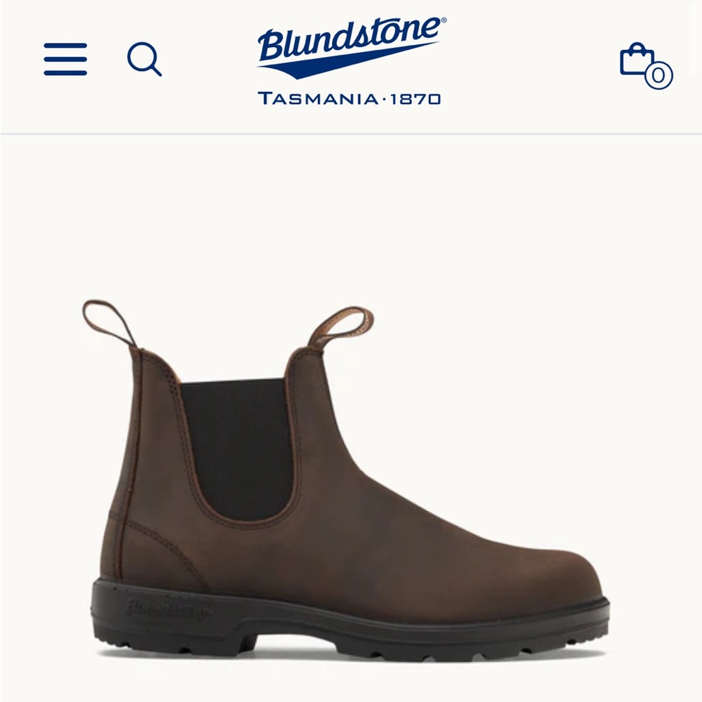 Blundstone Men's Dark Brown Chelsea Boots